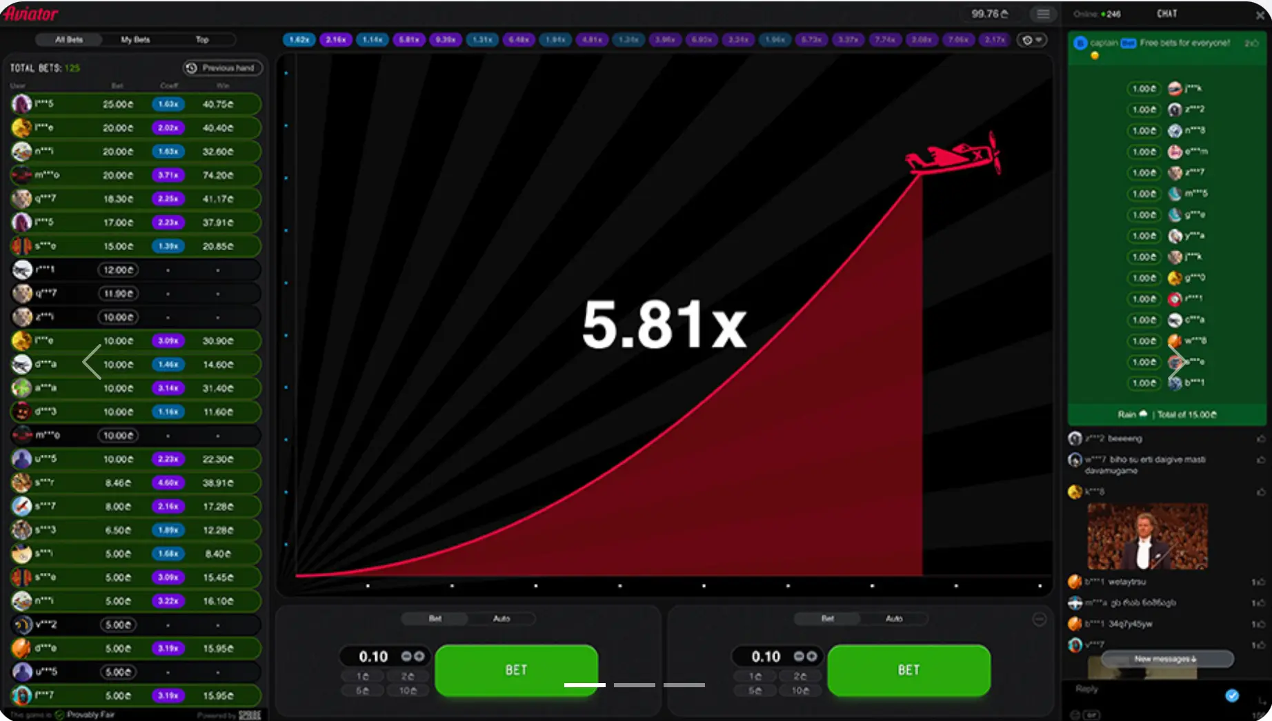 Aviator в 1Win — краш-игра, самолёт набирает множитель